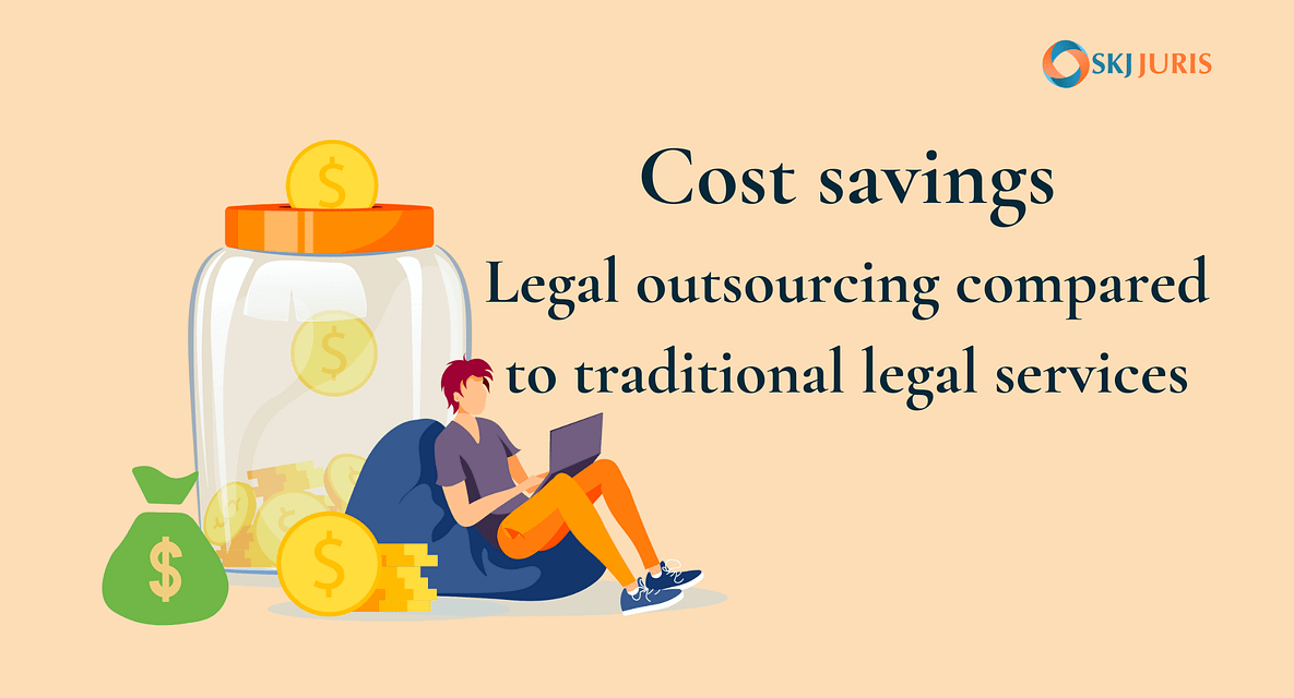 The cost savings of legal outsourcing compared to traditional legal services